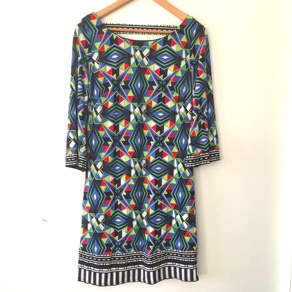 LAUNDRY Abstract Print Dress - Picture 2 of 7